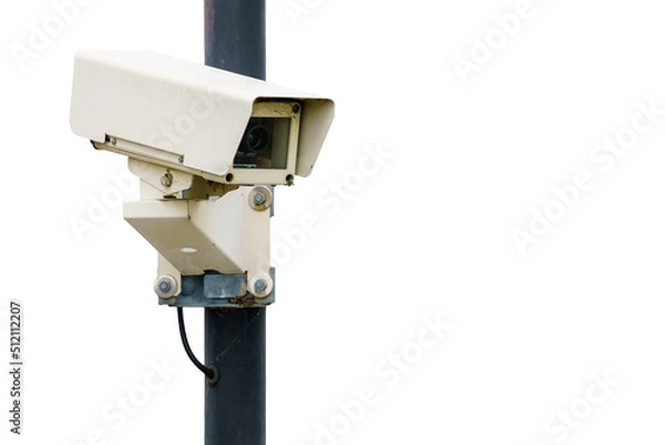 Fototapeta ボックス型の防犯カメラ