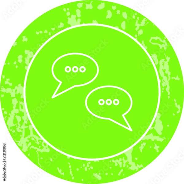 Fototapeta Unique Line Round Circle Icon