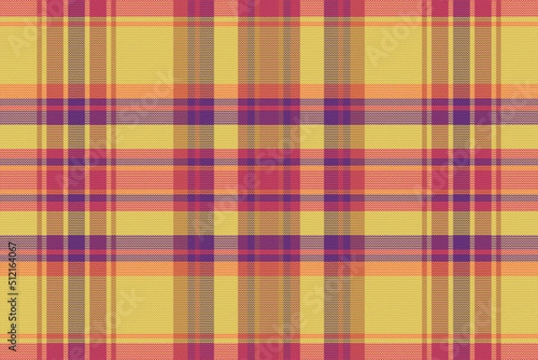 Fototapeta Tartan plaid pattern with texture and warm color.