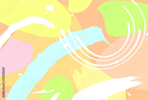 Fototapeta abstract background brush strokes. pastel colors. background for an art studio, an art magazine. vector illustrations