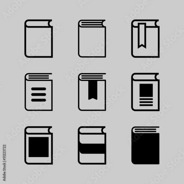 Obraz Book Icons