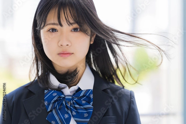 Fototapeta 制服の女子学生