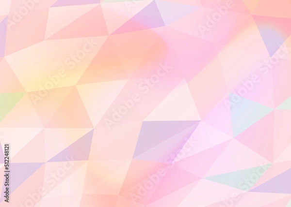 Obraz 女性向けポリゴンパターン