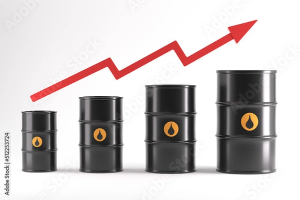 Fototapeta 3d rendering oil concept picture