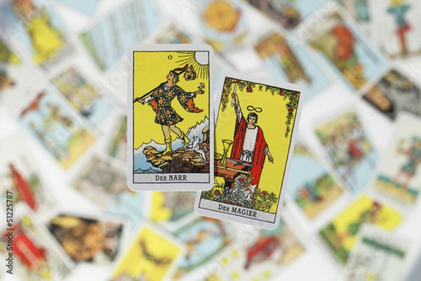 Obraz Tarot-Narr-Magier