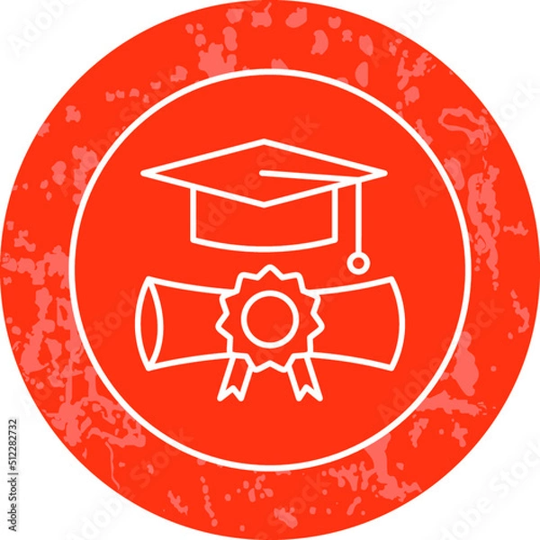 Fototapeta Unique Line Round Circle Icon