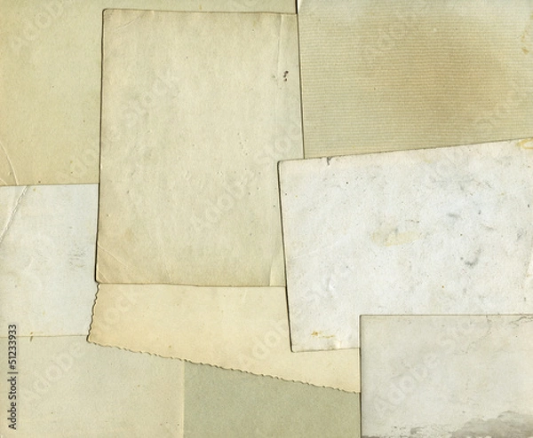 Obraz Stack of old photos