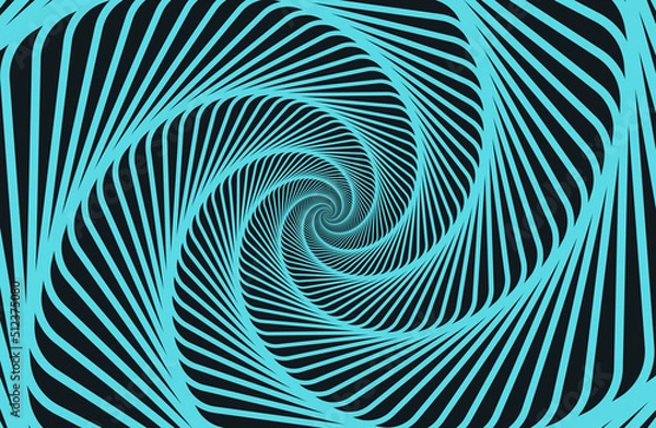 Obraz Spiral light blue abstract modern background