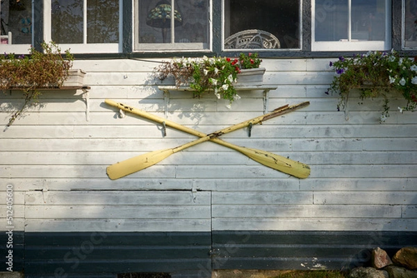 Fototapeta Rustic Oars