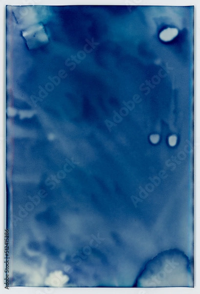 Obraz cianotipe paper texture abstract background
