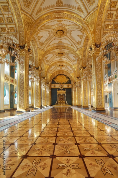 Obraz Grand Kremlin Palace. Tron Hall