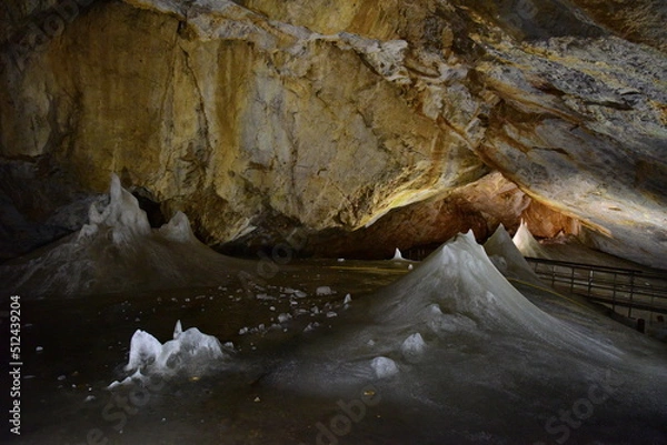 Obraz Dobsina Ice Cave, Slovak Paradise, Slovakia