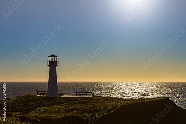 Obraz phare coucher de soleil