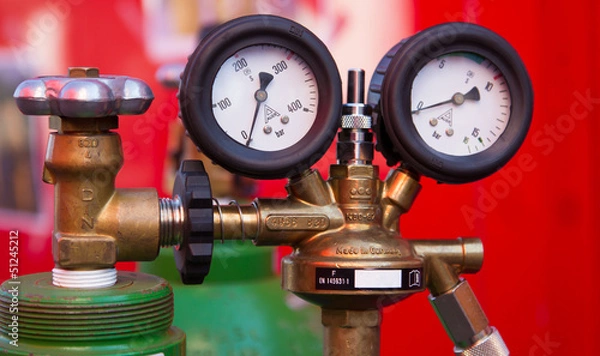 Obraz Two Gas Pressure Gauge