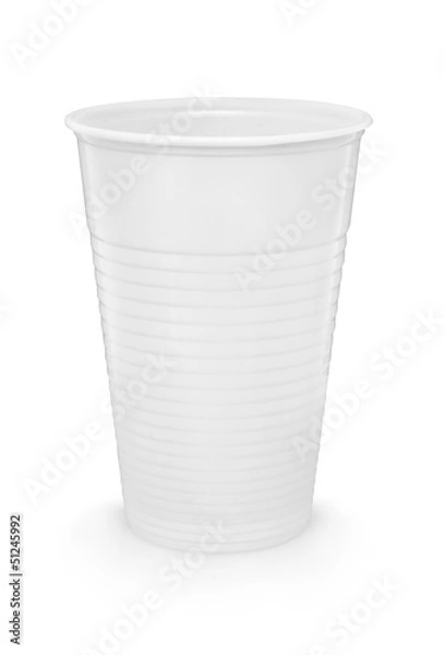 Obraz White plastc cup