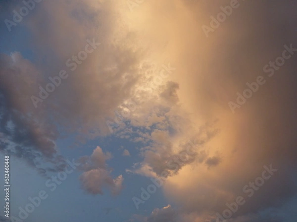 Obraz time lapse clouds