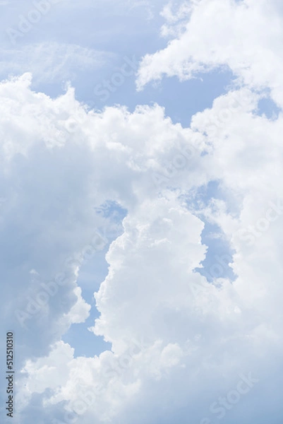 Fototapeta blue sky with clouds