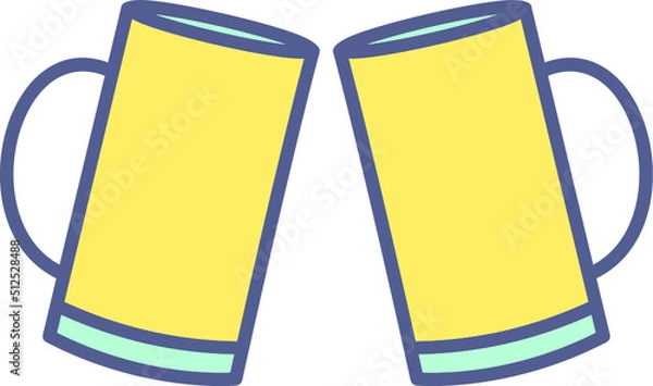 Obraz Unique Line filled Icon