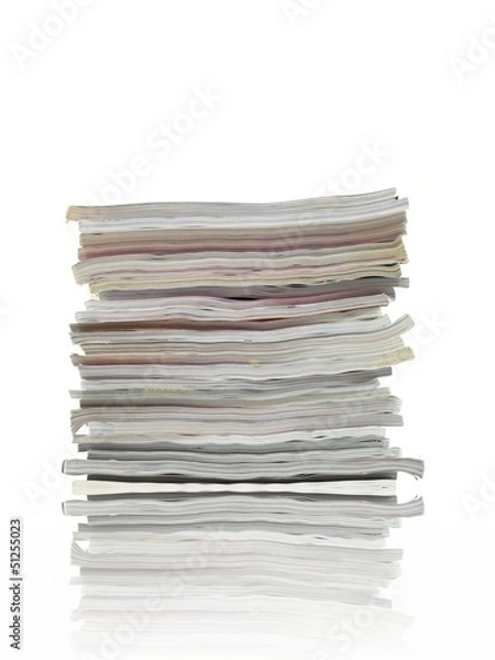 Fototapeta Magazine Stack