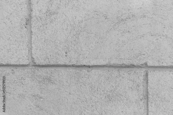 Fototapeta Cement fragment close-up grey element concrete texture background pattern