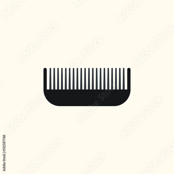 Fototapeta comb vector for website symbol icon presentation