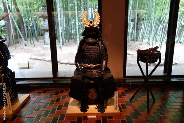 Obraz 大宮公園　歴史と民俗の博物館　徳川家康所用甲冑(模造)　埼玉県　さいたま市