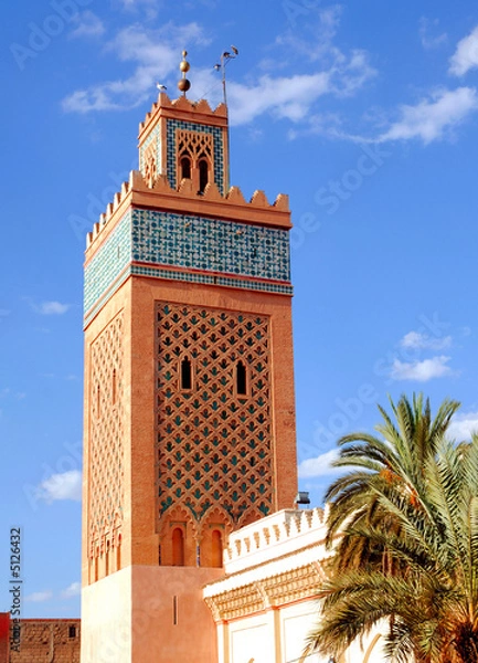 Obraz Morocco, Marrakech: The Koutoubia mosque