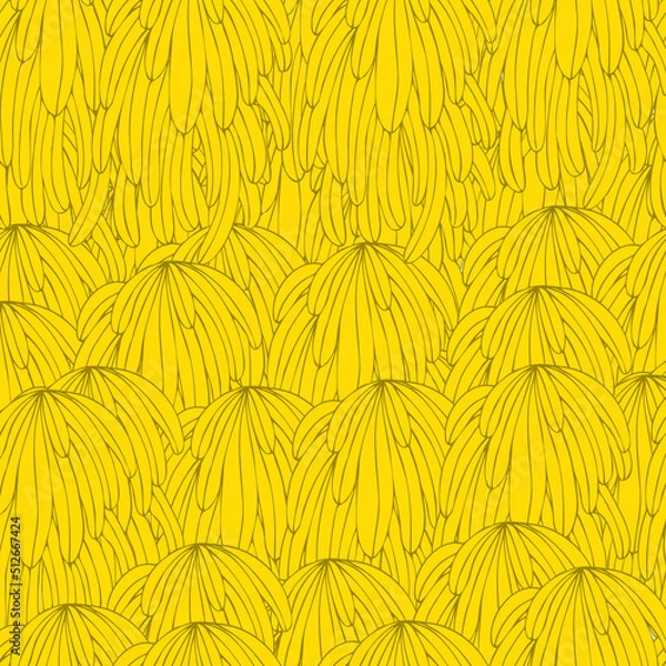 Fototapeta bunches of bananas vector seamless pattern
