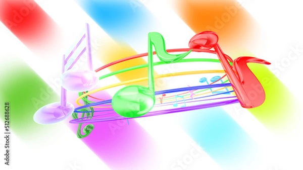 Fototapeta 五色の円舞