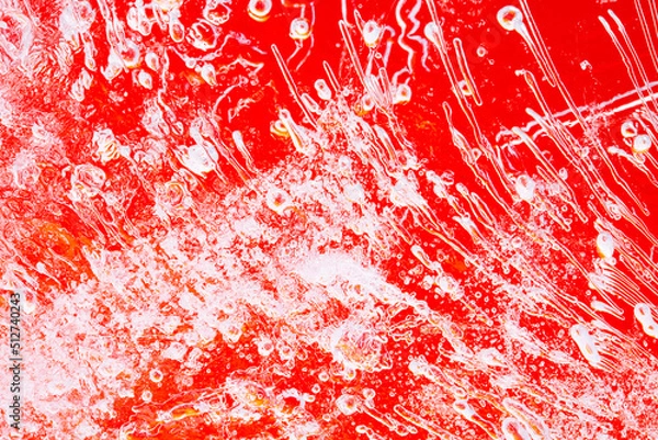 Obraz 氷の中の泡