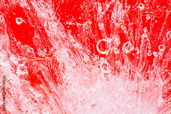 Obraz 氷の中の泡