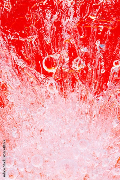 Obraz 氷の中の泡