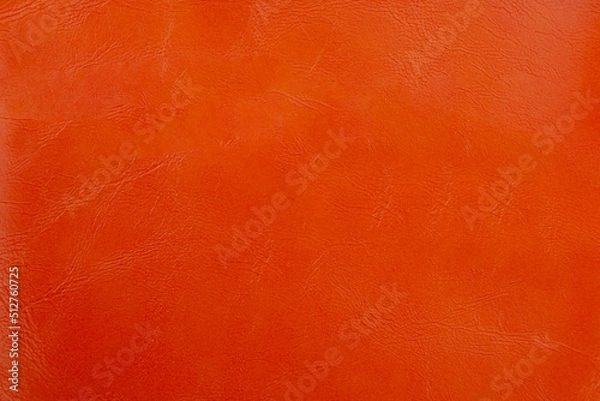 Fototapeta Background image - leather texture in orange color