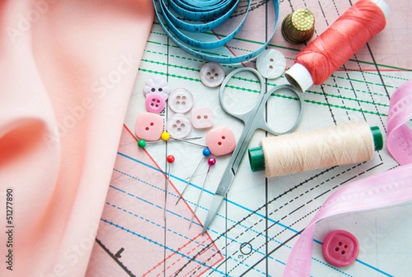 Obraz Akcesoria krawieckie