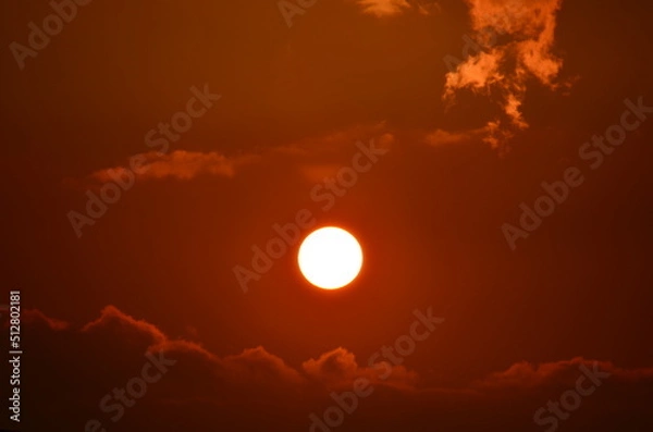 Obraz sun and clouds