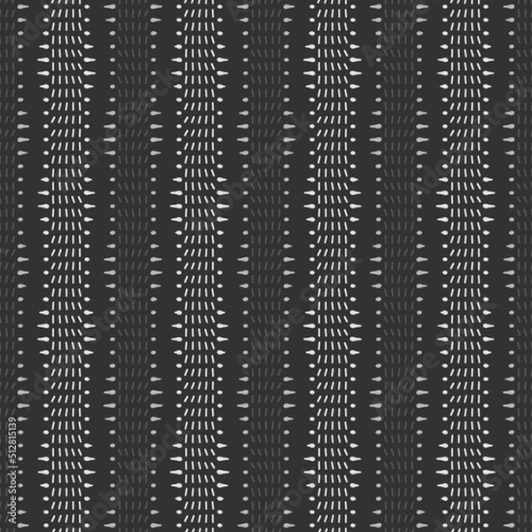 Fototapeta Monochrome Dashed Optical Illusion Stripes Pattern