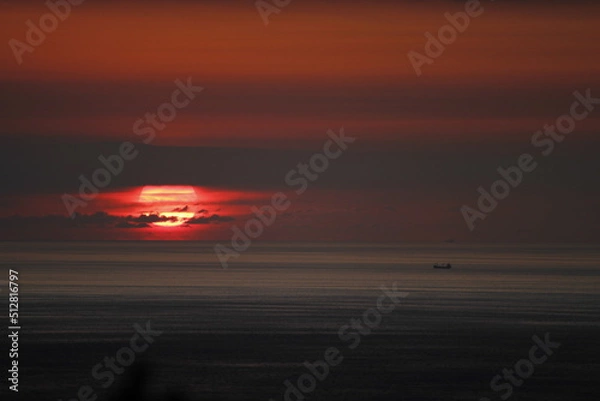 Obraz BAKIO SUNSET SHIP