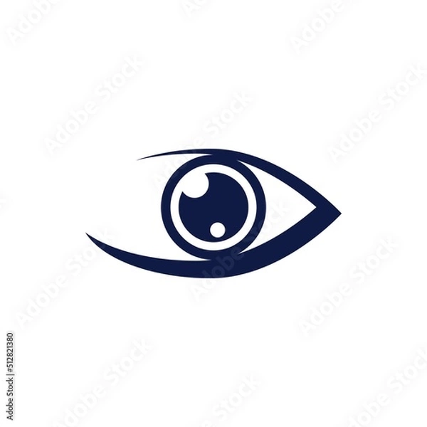 Fototapeta Eye Care vector logo design