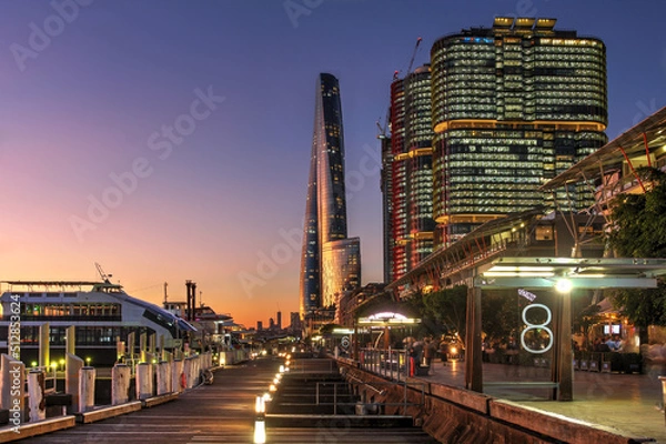 Obraz Barangaroo Sunset, Sydney, Australia 2022