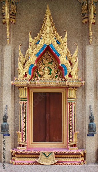 Fototapeta The Windows of Buddha Hall