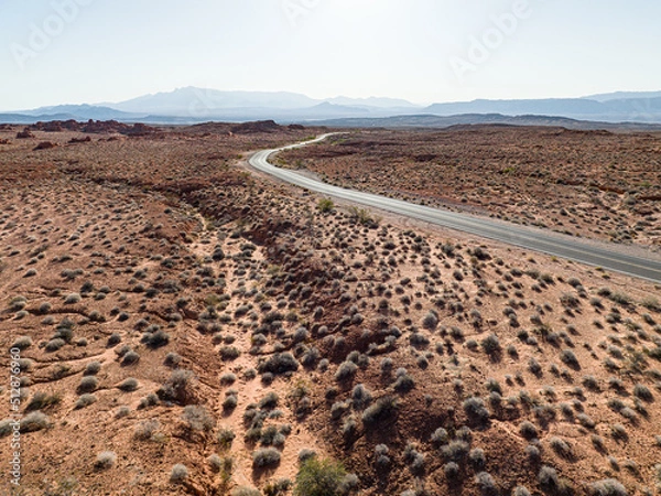 Obraz road in desert