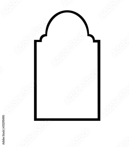 Obraz Islamic Arch Illustration