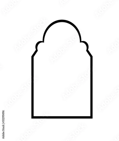 Obraz Islamic Arch Illustration