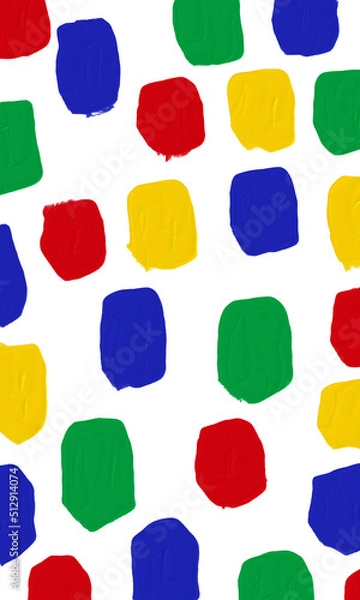 Obraz カラフルな手書き落書きペイント背景