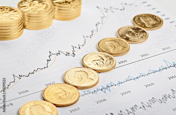 Obraz Kurs złoty