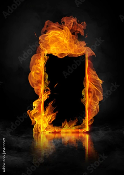 Obraz fire_rama1