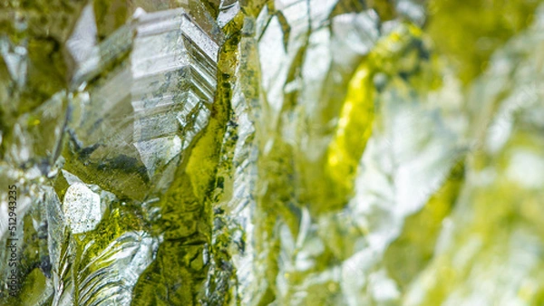 Obraz Malachite unique abstract macro image 