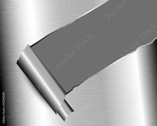 Obraz Background with torn metal 6
