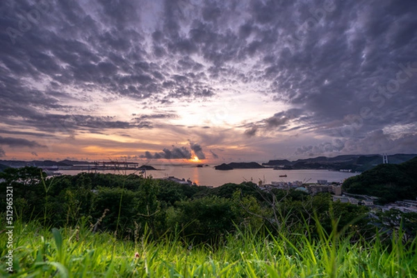 Obraz 長崎の夕陽