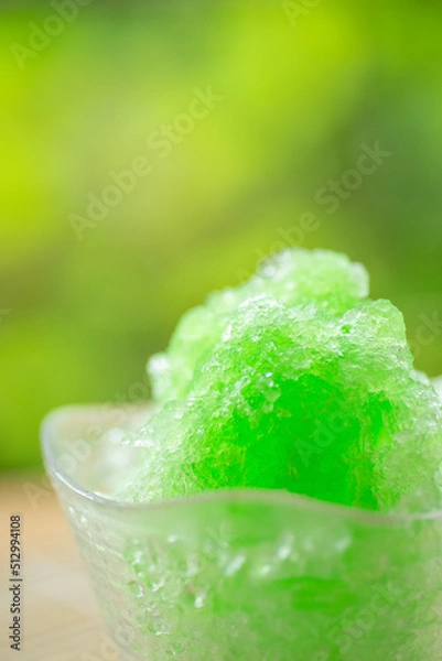 Fototapeta 冷たいかき氷